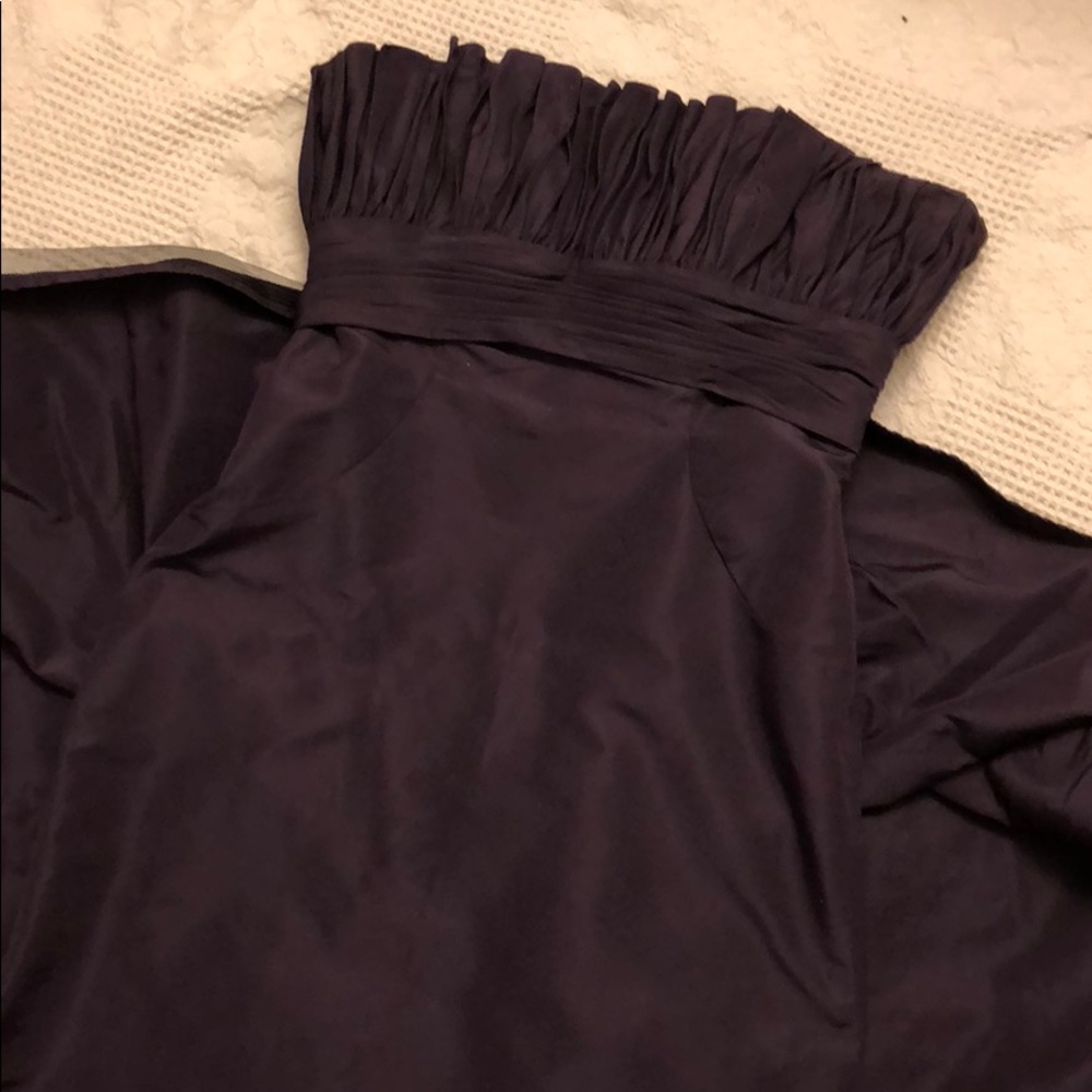 Priscilla of Boston eggplant silk dress.